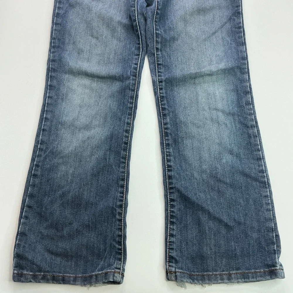 The Children's Place Blue Bootcut Jeans Kids Size 8 Adjustable Waist Denim